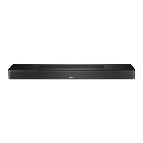 Bose SOUNDBAR 550 Manuel D'utilisation