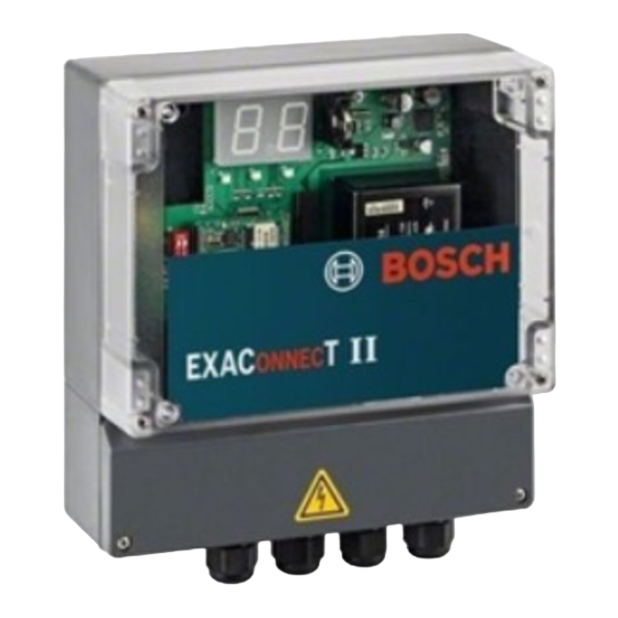Bosch EXAConnecT II + Manuels