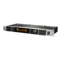 Behringer ULTRACURVE PRO DEQ2496 Guide Rapide