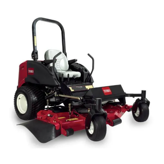 Toro Groundsmaster 7200 Manuel De L'utilisateur