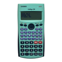 Casio FX-92 Mode D'emploi