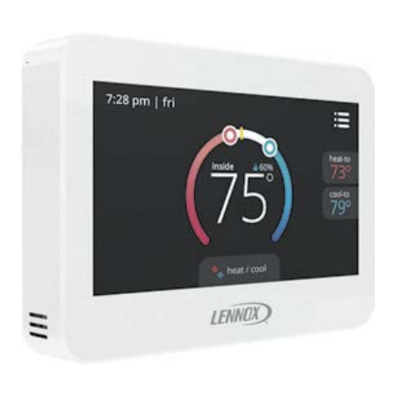 Lennox ComfortSense 8500 Guide De L'utilisateur