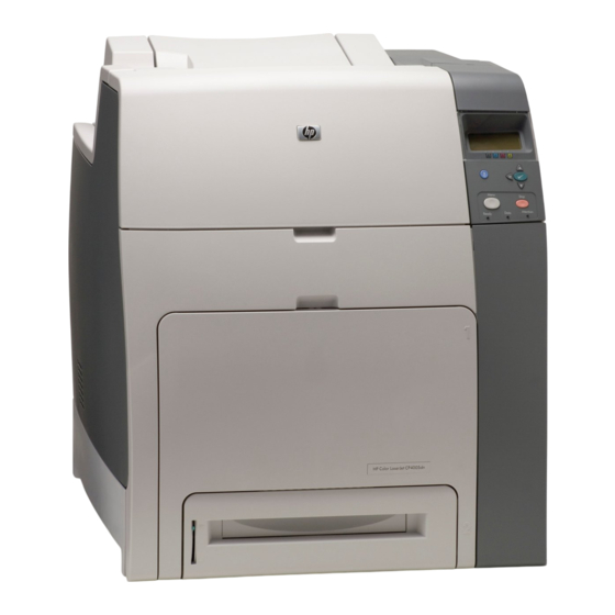 HP Color LaserJet CP4005 Guide De L'utilisateur