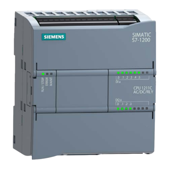 Siemens SIMATIC Serie Manuel