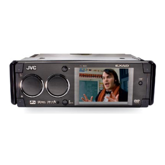 JVC KD-AVX1 Manuel D'instructions
