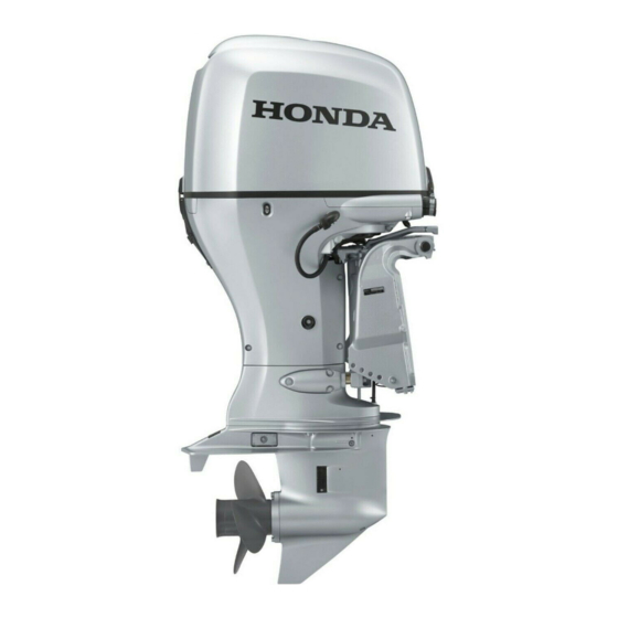 HONDA marine BF8D Manuel De L'utilisateur