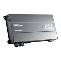 MTX Audio ROADTHUNDER RT1000D Manuel D'utilisation
