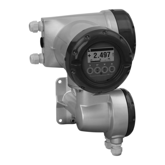 KROHNE OPTIFLUX 2000 Supplément Au Manuel