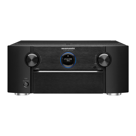 Marantz AV7701 Mise En Route