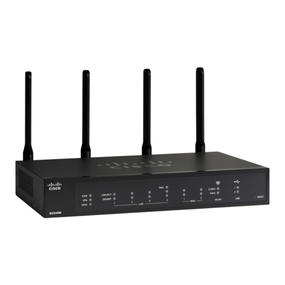 Cisco RV340W Guide De Démarrage Rapide