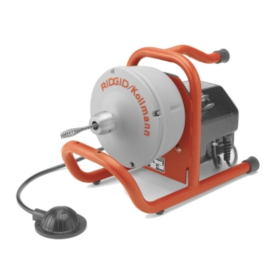 RIDGID K-40 Manuel D'opérateur