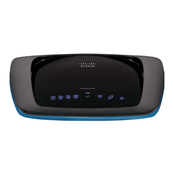 Cisco Linksys E1000 Guide De L'utilisateur