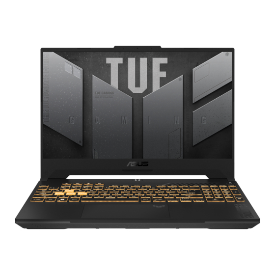 Asus TUF GAMING F17 Manuel D'utilisation