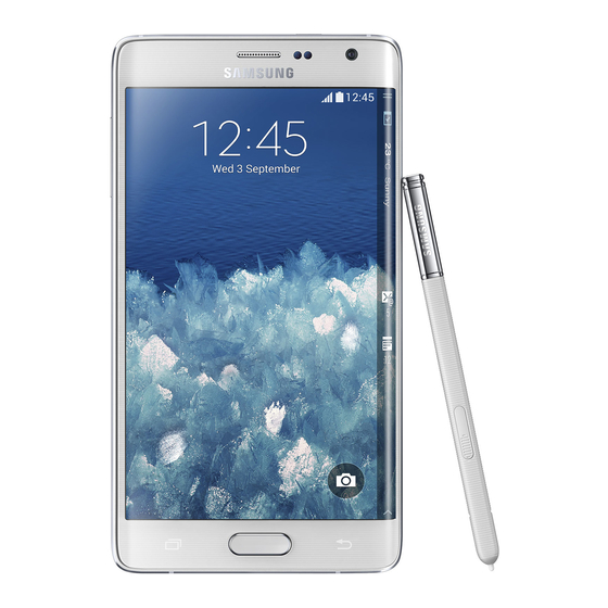 Samsung Galaxy Note Edge Manuels