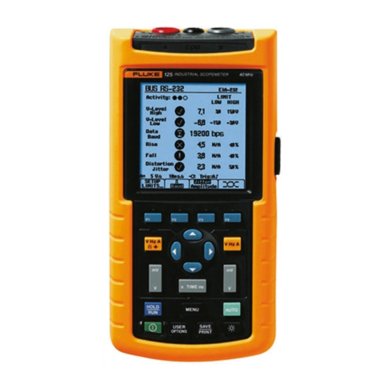 Fluke 125 Manuel D'utilisation