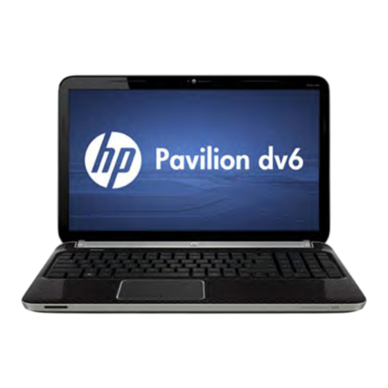 HP DV6-6144SF Guide De Référence