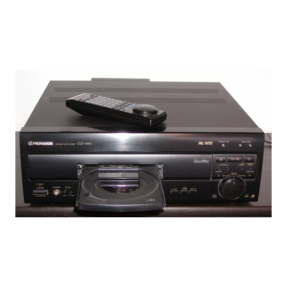 Pioneer LaserDisc CLD-2950 Mode D'emploi