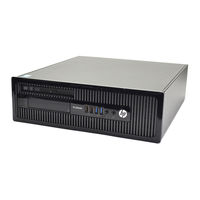 HP ProDesk 400 G1 Guide De Référence Du Matériel