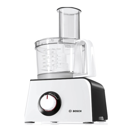 Bosch MCM40 Mode D'emploi