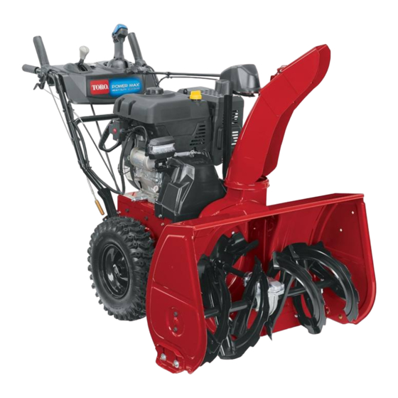 Toro Power Max 1028 OHXE Manuel De L'utilisateur