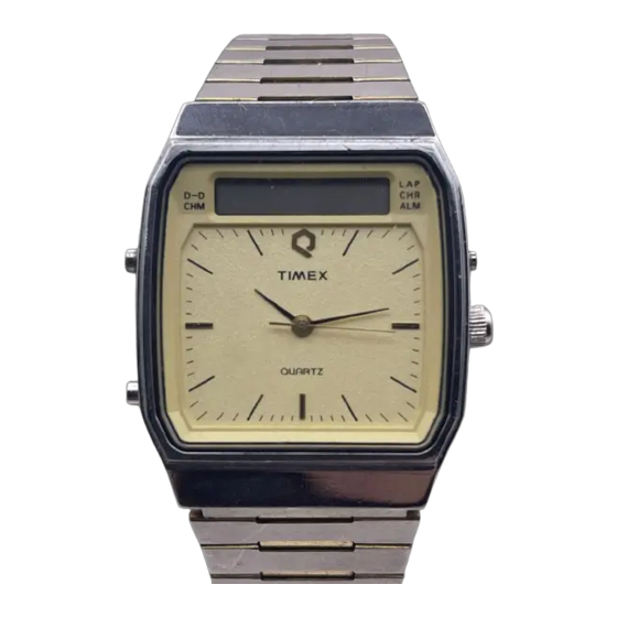 Timex 11Z Mode D'emploi