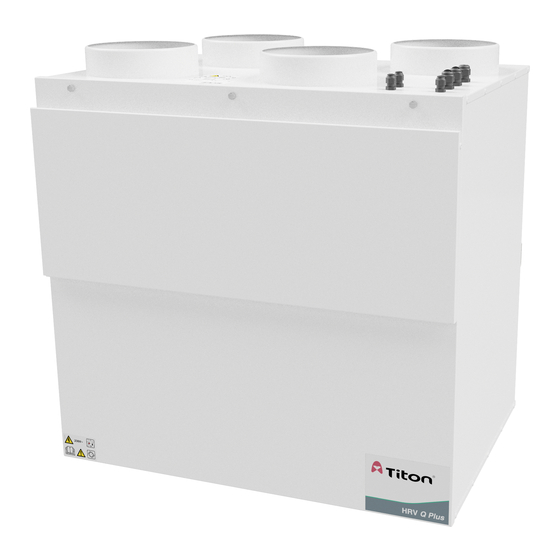 Titon HRV20 Q Plus ECO Manuel Du Produit