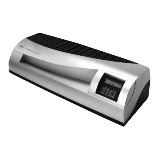 GBC HeatSeat H525 Manuel D'utilisation