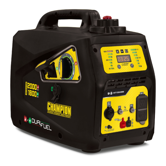 Champion Global Power Equipment 100745 Manuel De L'opérateur