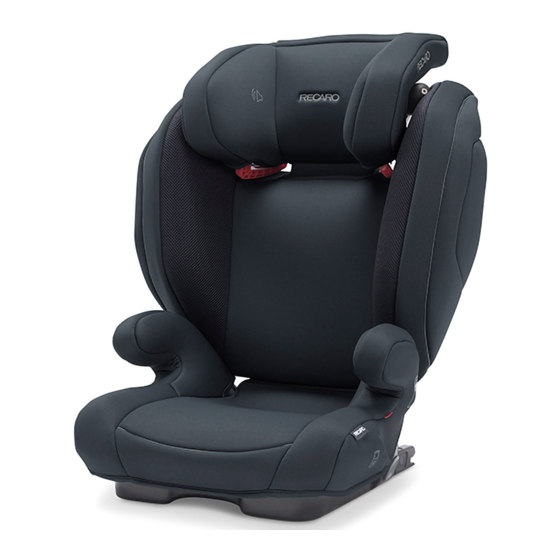 RECARO Monza Seatfix Notice De Montage Et D'utilisation