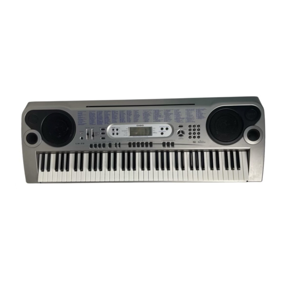Casio LK-73 Mode D'emploi