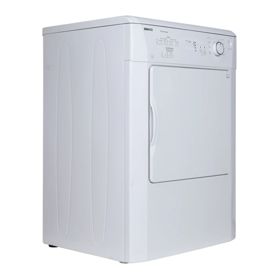 Beko DV 6110 Manuel De L'utilisateur