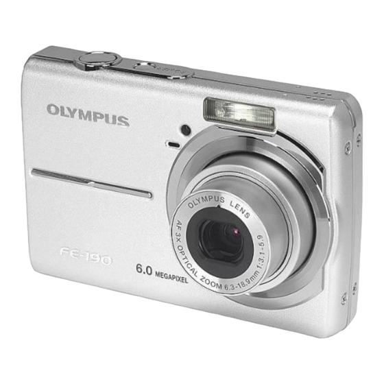 Olympus FE-190/X-750 Guide De Démarrage Rapide
