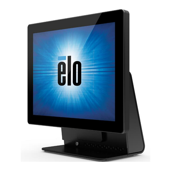 Elo Touch Solutions 15E3 Manuel De L'utilisateur