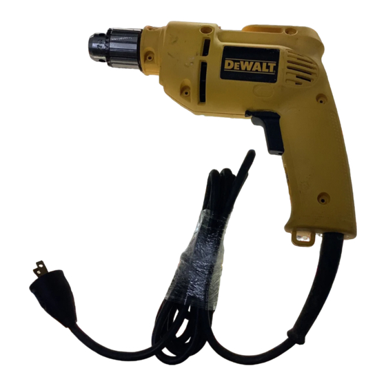 DeWalt DW100 Guide D'utilisation