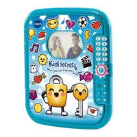 VTech KidiSecrets - Mon journal à secrets Manuel D'utilisation