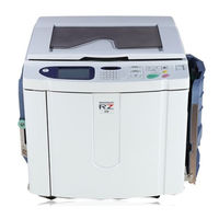 Riso RZ370 Mode D'emploi