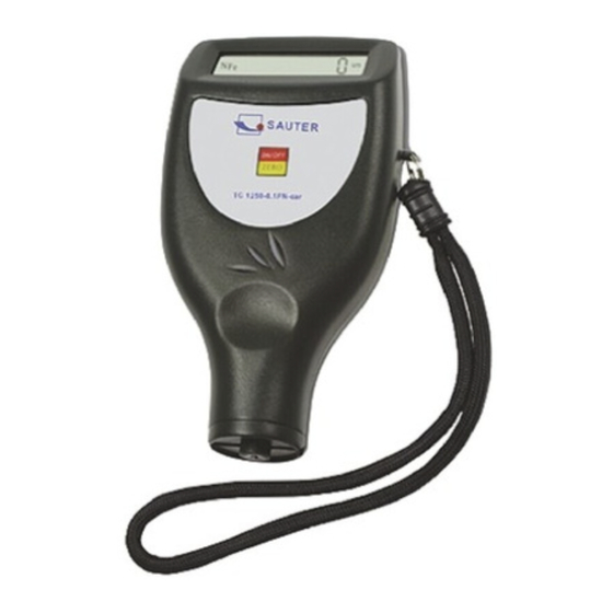 sauter TC 1250-0.1 FN-car Mode D'emploi