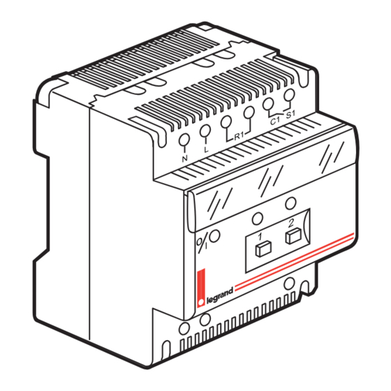 LEGRAND LEXIC 036 19 Mode D'emploi