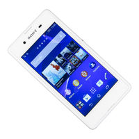 Sony Xperia E3 D2203 Guide De L'utilisateur