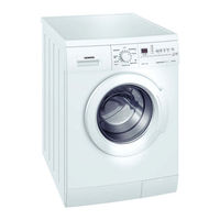 Siemens WM12E361FF Manuel D'utilisation