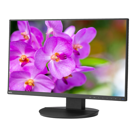 Sharp MultiSync EA241F Manuel D'installation