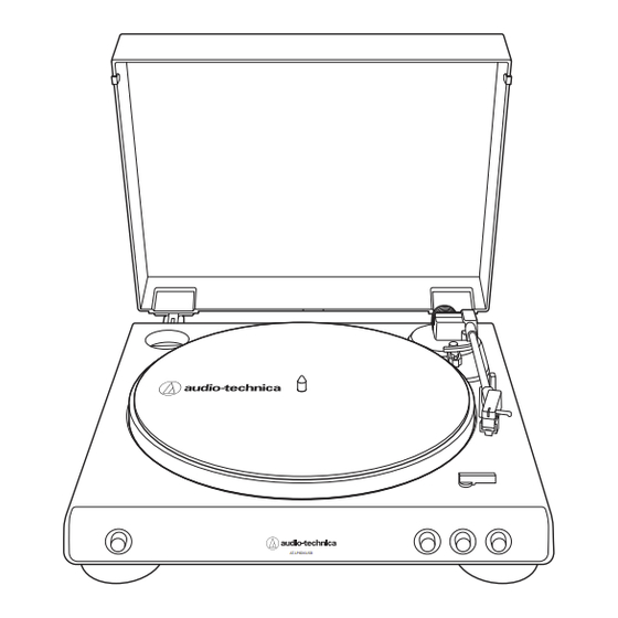 Audio-Technica AT-LP60XUSB Manuel De L'utilisateur