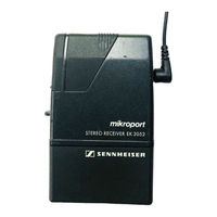 Sennheiser EK 3052-U Notice D'emploi