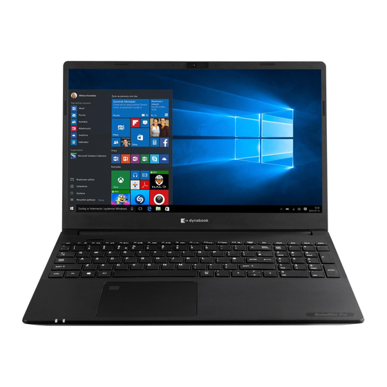 Toshiba dynabook Satellite Pro L50-G Manuel De L'utilisateur