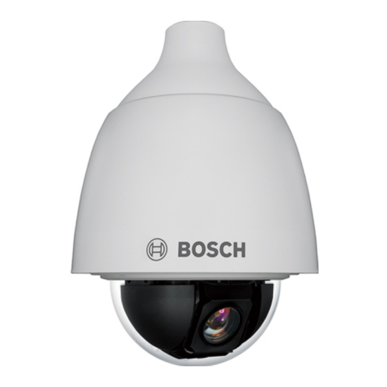 Bosch AUTODOME VEZ-5000 Manuels