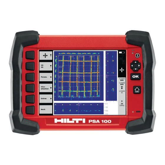 Hilti PSA 100 Mode D'emploi