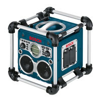 Bosch GML 24 V PROFESSIONAL Manuel D'utilisation