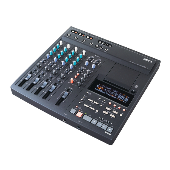 Yamaha MD4 Mode D'emploi