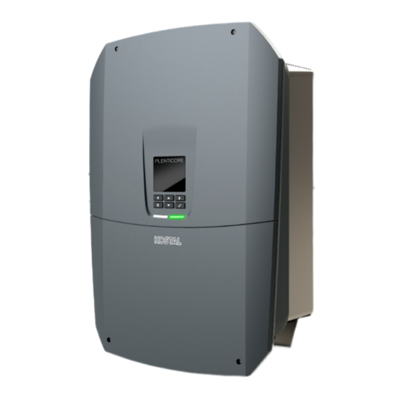 Kostal PLENTICORE G3 Mode D'emploi