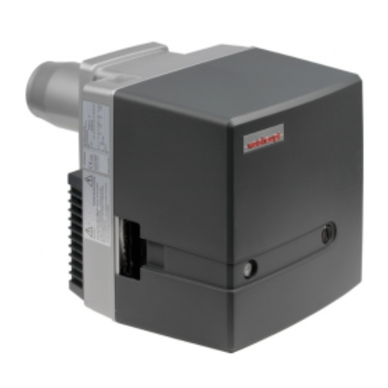 Weishaupt WG10 0-D ZM-LN Serie Notice De Montage Et De Mise En Service